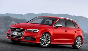 Audi S3 sportback v krog za ogrevanje