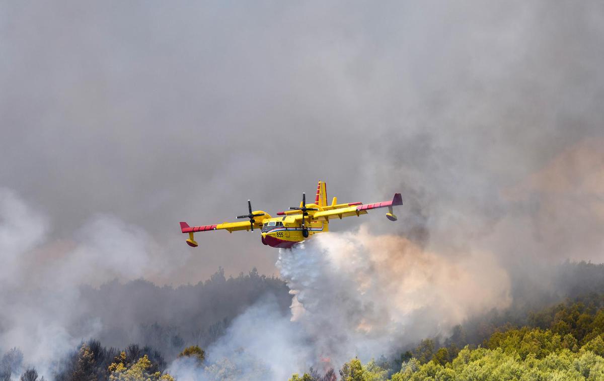 Požar v Šibeniku | Celotno lansko leto se ne more primerjati z zadnjimi sedmimi dnevi, saj je v samo treh požarih zgorelo območje velikosti Dubrovnika, poroča Jutarnji list. | Foto Pixsell