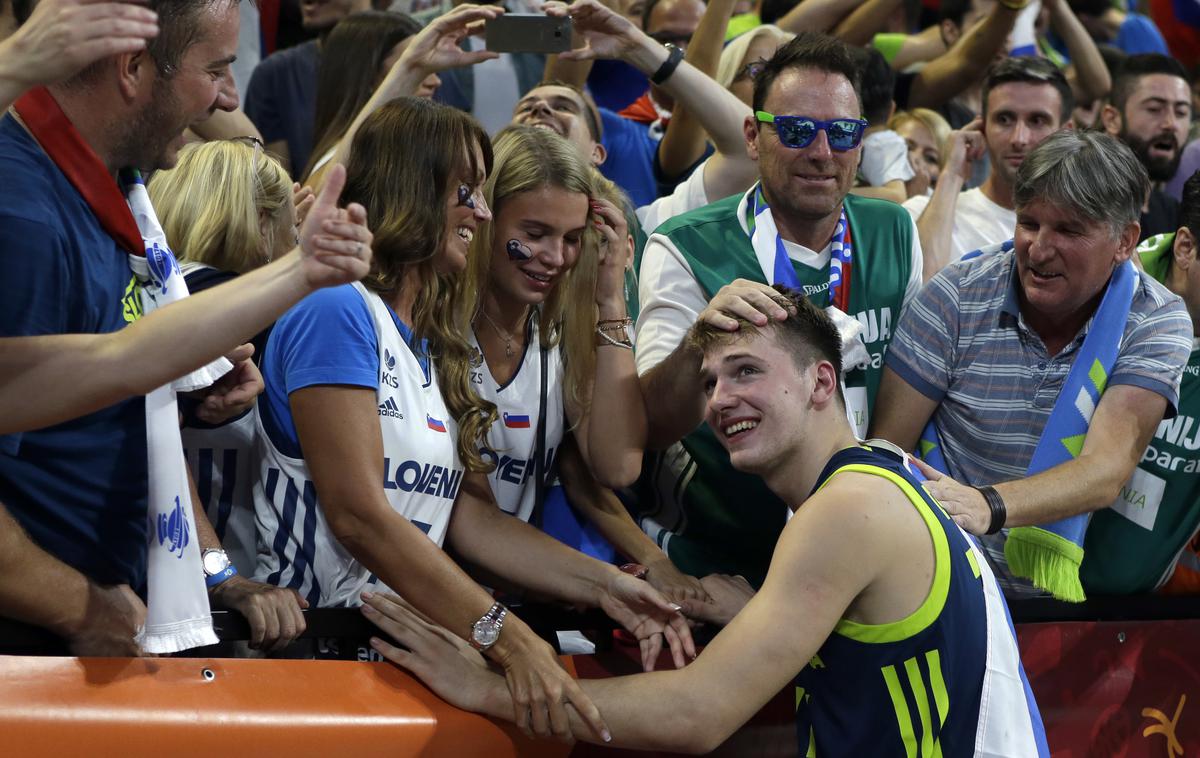 Anamaria Goltes Dončić | Anamaria Goltes in Luka Dončić leta 2017 na EuroBasketu. | Foto Guliverimage