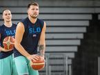 slovenska košarkarska reprezentanca trening Luka Dončić