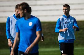 Slovenska nogometna reprezentanca Trening Brdo