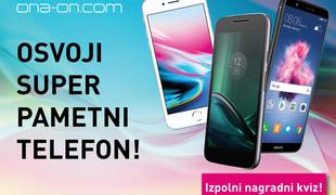 Bi super pametni telefon? Sodeluj v mobilnem nagradnem kvizu ona-on.com!