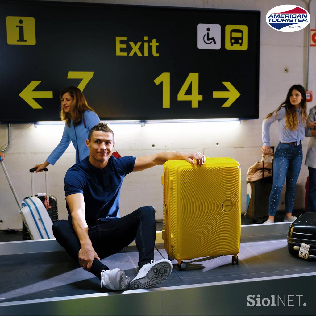 Cristiano Ronaldo kovčki American Tourister