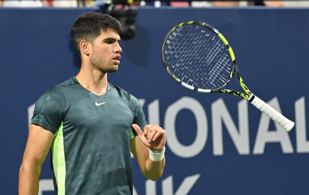 Carlos Alcaraz | Carlos Alcaraz je v četrtfinalu izločil tekmeca iz Avstralije. | Foto Reuters