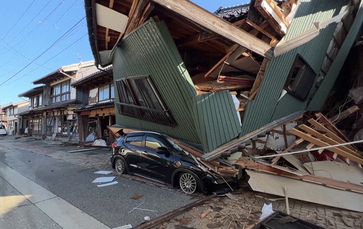 japonska potres | Okoli 23 tisoč tamkajšnjih gospodinjstev je še vedno brez elektrike, več kot 66 tisoč pa brez tekoče vode. | Foto Reuters