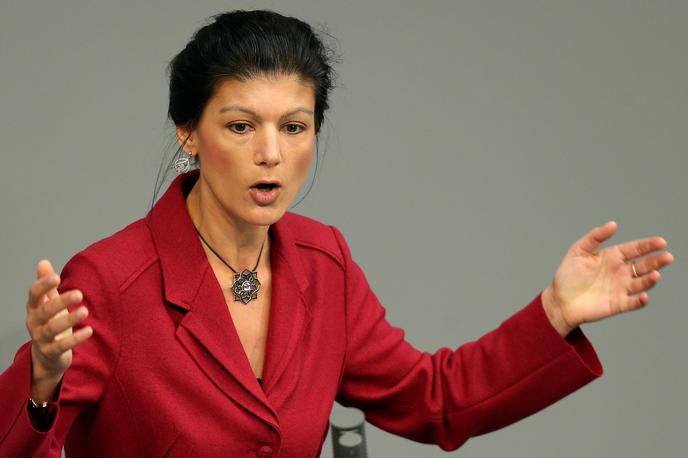 Sahra Wagenknecht | Že leta se je ugibalo, ali bo Sahra Wagenknecht ustanovila lastno stranko, ki bo levo usmerjena na socialnem področju, obenem pa bo zagovarjala strožjo politiko priseljevanja. | Foto Guliverimage