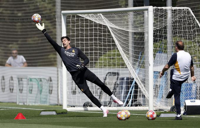 Thibaut Courtois, ki je izpustil večji del sezone, je pripravljen za nastop v finalu. Za Belgijo pa na Euru 2024 ne bo igral. | Foto: Reuters