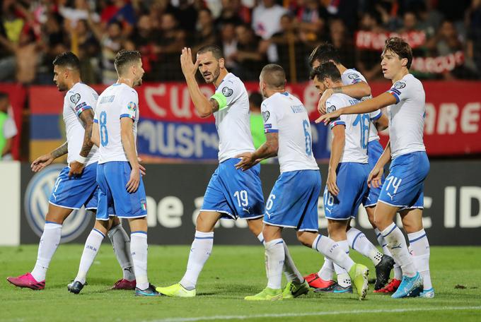 Azzurri so po hitrem zaostanku na koncu stvari postavili na pravo mesto. | Foto: Reuters