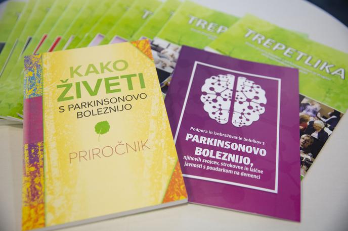 Novinarska konferenca pred svetovnim dnevom Parkinsonove bolezni. | Znanje in optimizem sta v največjo pomoč bolnikom s Parkinsonovo boleznijo in njihovim svojcem. | Foto Bojan Puhek