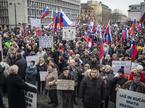 Protestni shod upokojencev, ki ga je pripravila ljudska iniciativa Glas upokojencev Slovenije. Upokojenci