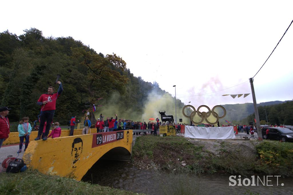 Sprejem za Primoža Rogliča v Zagorju ob Savi