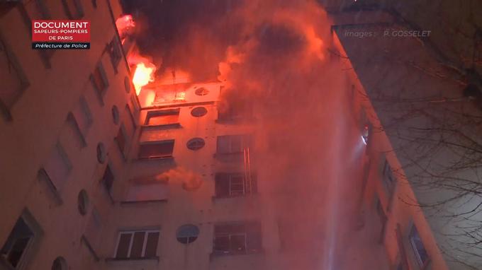 Požar Pariz | Foto: AP Video