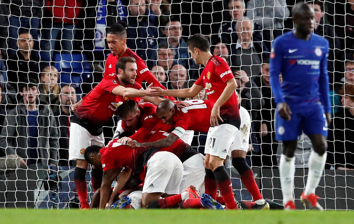 Manchester United | Manchester United je po Arsenalu izločil še Chelsea. | Foto Reuters