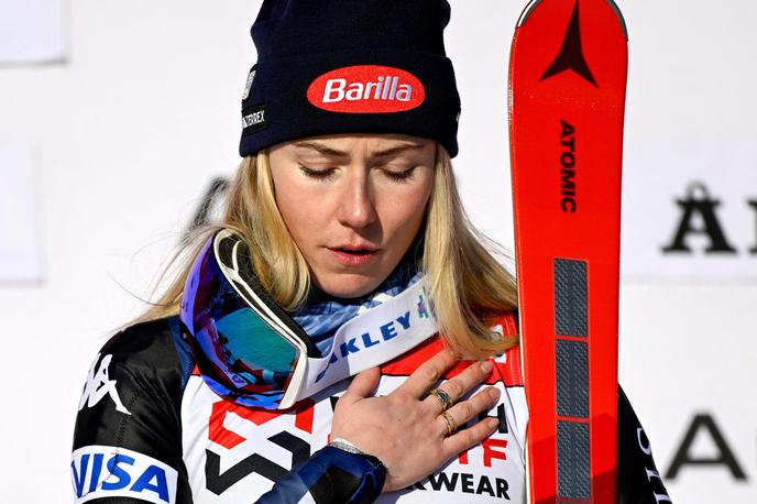 Mikaela Shiffrin | Mikaela Shiffrin še naprej okreva po padcu. | Foto Reuters