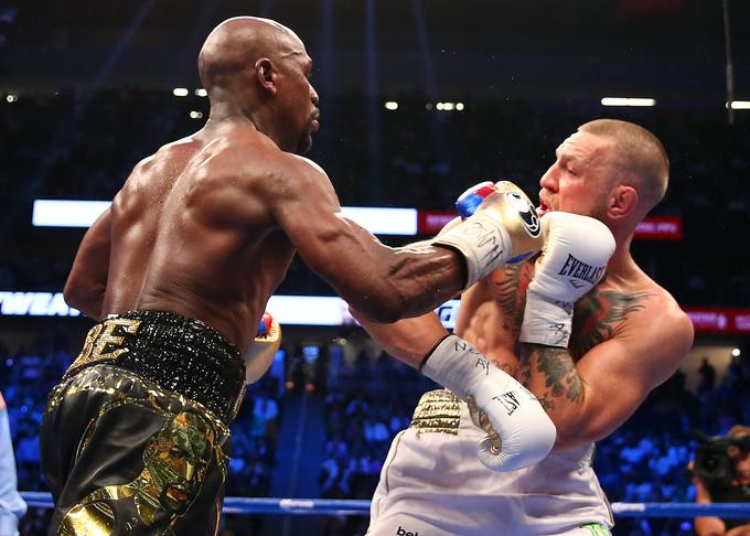 Na epskem dvoboju med Floydom Mayweatherjem in Conorjem McGregorjem je seveda navijal za Irca.   | Foto: Reuters