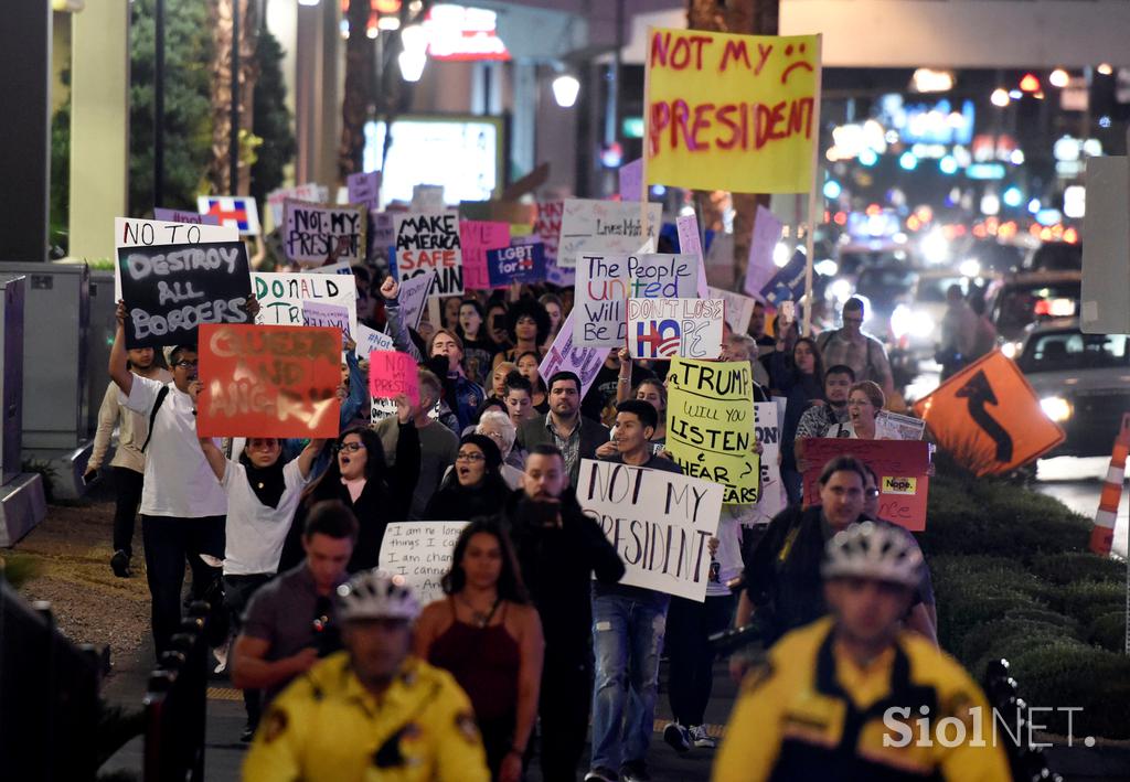 donald trump, protesti