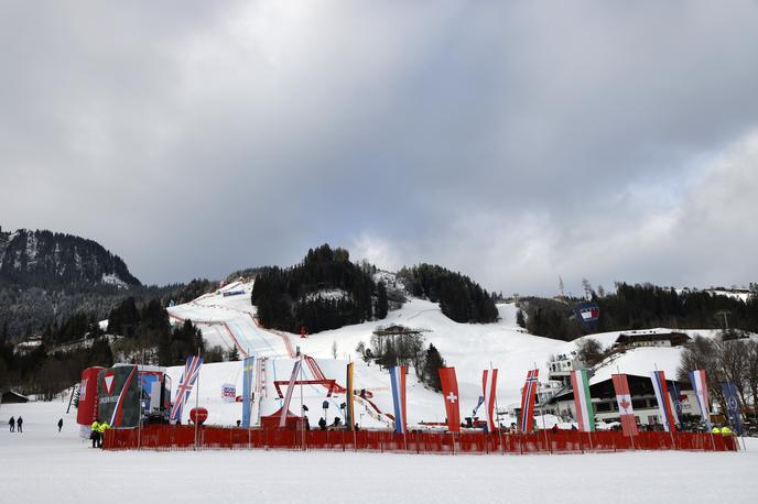 Kitzbühel | Lani na pokalu Hahnenkamm navijači niso bili dovoljeni. | Foto Reuters