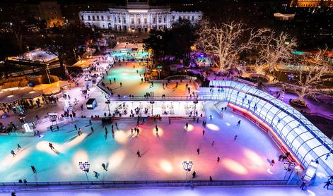 Na Dunaju drsanje z obeski, ki piskajo, če se komu preveč približate