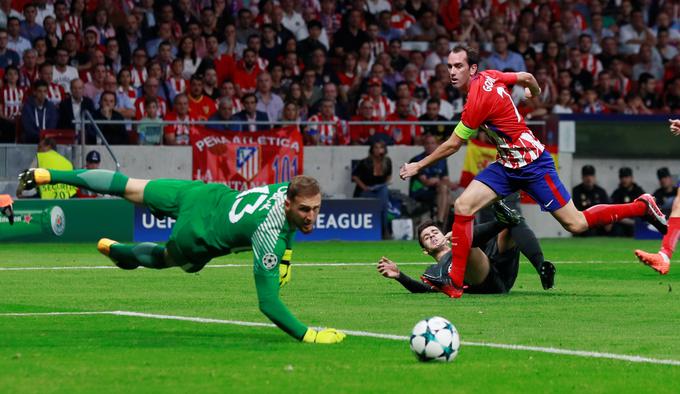 Jan Oblak ni mogel preprečiti poraza Atletica. | Foto: Reuters