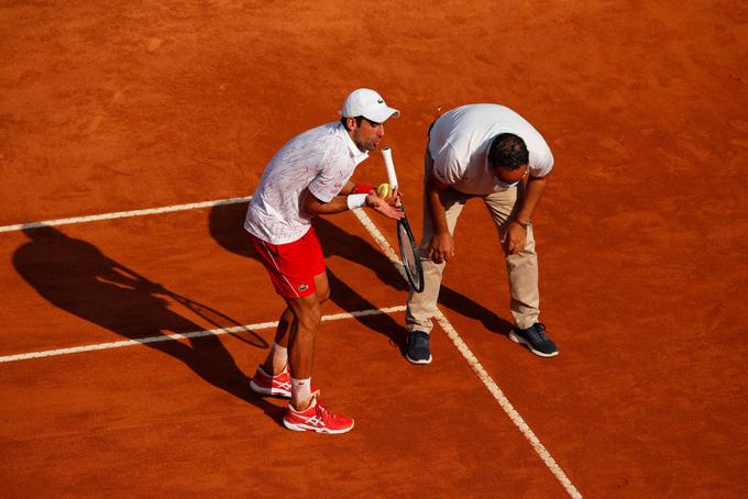 Novak Đoković je imel nesoglasja tudi s sodniki. | Foto: Gulliver/Getty Images