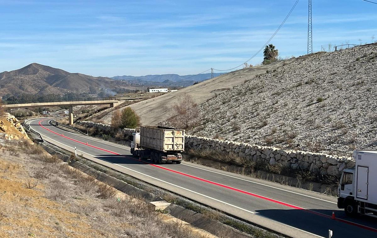 Španija cesta rdeča črta | Foto Junta de Andalucia