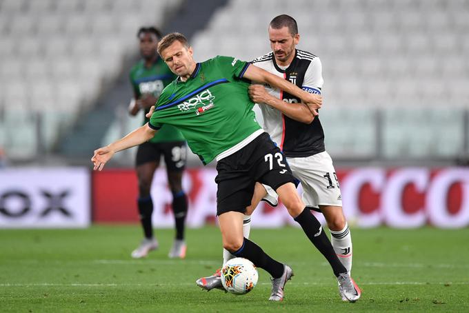 Zadnjo tekmo v dresu Atalante je odigral pred dobrim mesecem na derbiju v Torinu. | Foto: Guliverimage/Getty Images