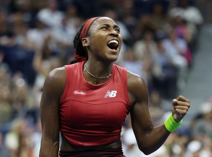 Coco Gauff je lani zmagala na OP ZDA, turnir za grand slam. | Foto: Reuters