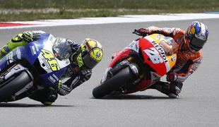 Valentino Rossi in Dani Pedrosa kopirala Tino Maze in Dominique Gisin