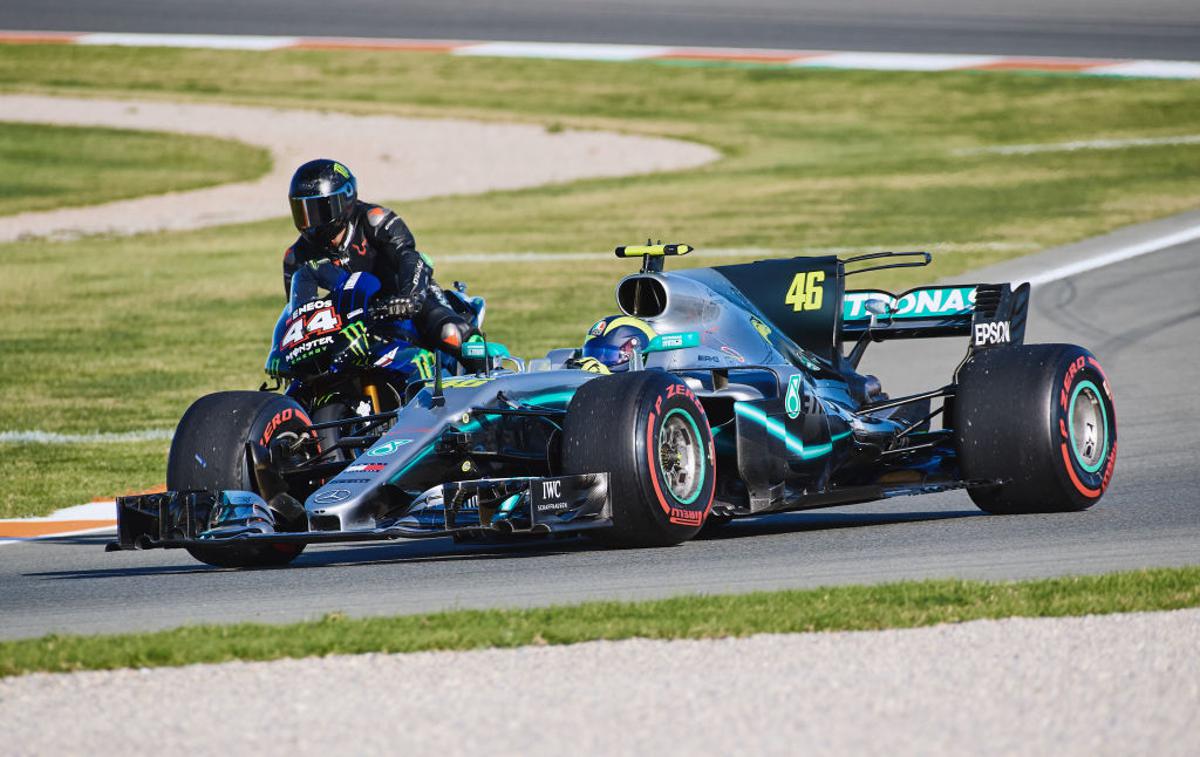 Valentino Rossi, Lewis Hamilton | Foto Gulliver/Getty Images