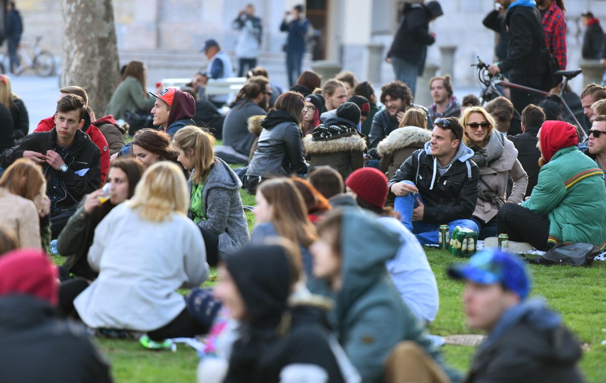 Marihuana marš Ljubljana Kongresni trg 2017 | Foto STA