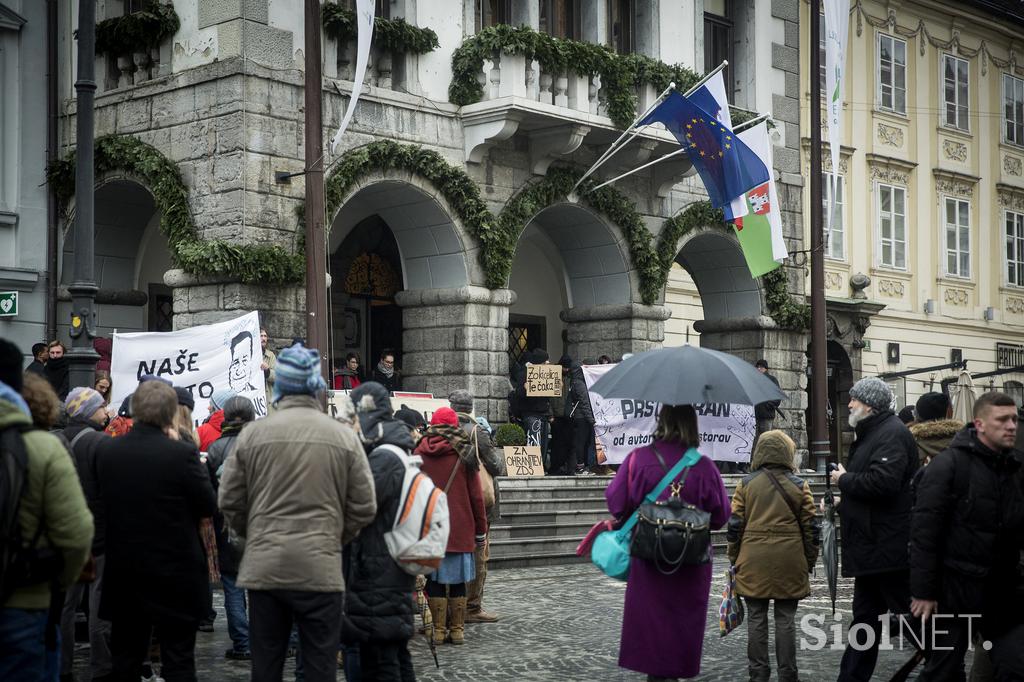 Protest, Zoran Janković, Mol, hostel celica