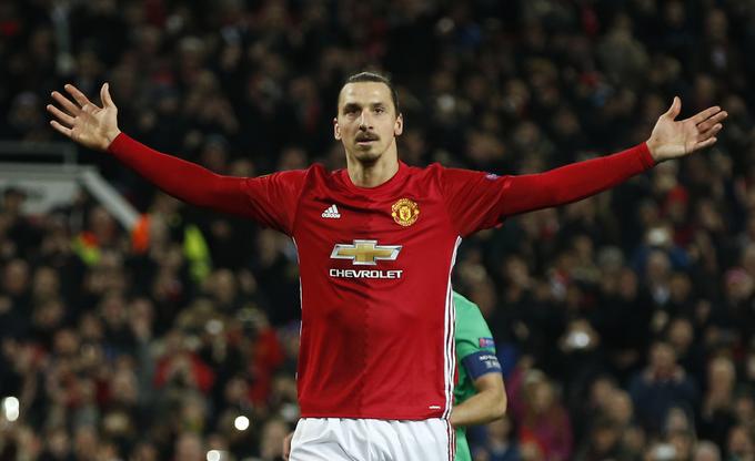 Zlatan Ibrahimović je za Manchester United v tej sezoni v vseh tekmovanjih dosegel že 23 golov. | Foto: Reuters