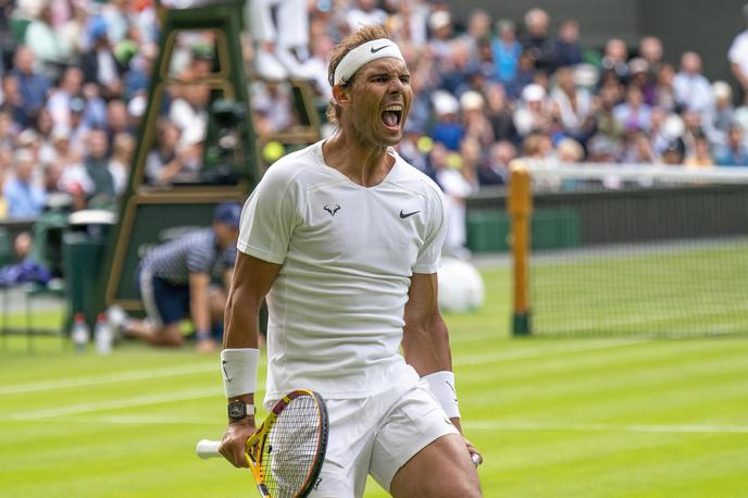 Rafael Nadal | Rafael Nadal je zaigral prvič v Wimbledonu po letu 2019. | Foto Reuters