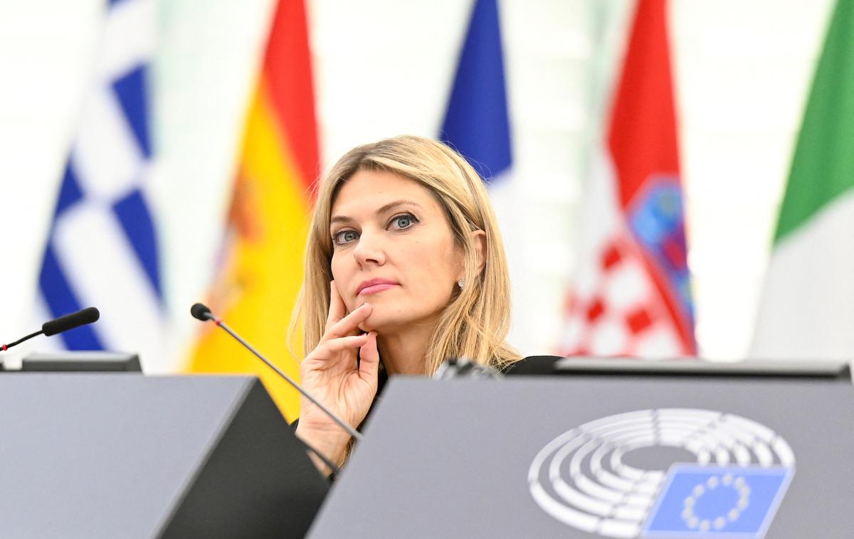 Eva Kaili | Predhodno zaslišanje Eve Kaili v bruseljski sodni palači so prestavili na prihodnji četrtek. | Foto Reuters