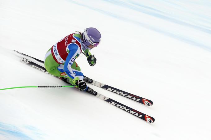 Ilka Štuhec v Lake Louiseu: v petek bo šlo znova zares. | Foto: Getty Images