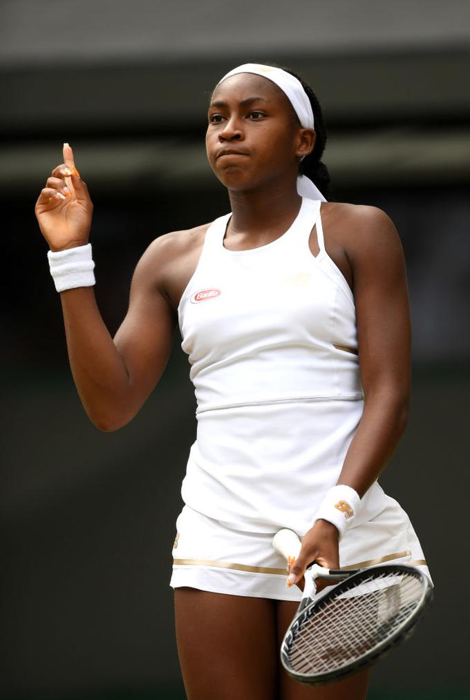 Coco Gauff je prvič nase opozorila v Wimbledonu. | Foto: Gulliver/Getty Images