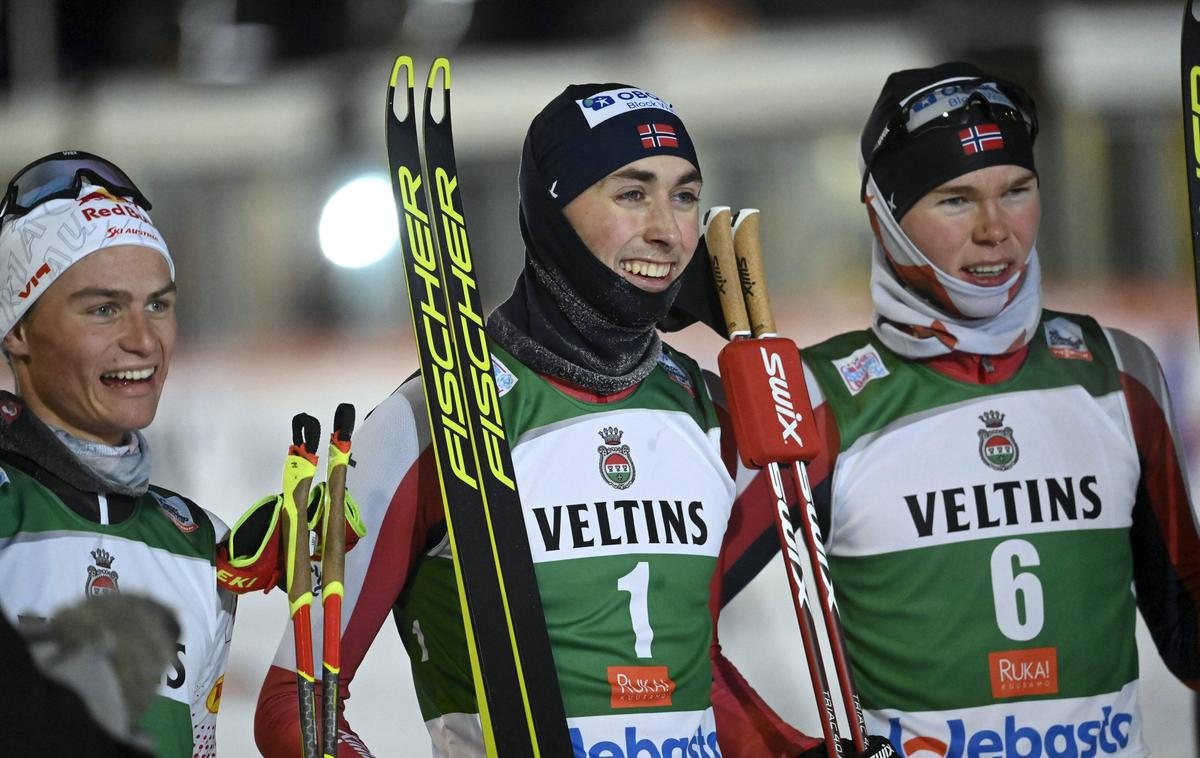 Jarl-Magnus Riiber | Jarl Magnus Riiberje zmagovalec uvodne tekme sezone. | Foto Guliverimage