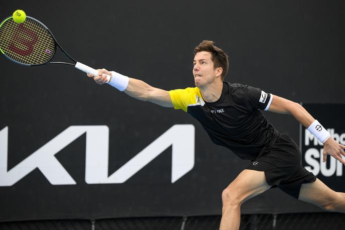 Aljaž Bedene | Aljaž Bedene je slavil v treh nizih. | Foto Guliverimage/Getty Images