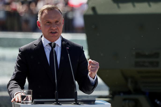 Andrzej Duda, predsednik, Poljska | Poljska je napovedalo veto na akt o migracijah. Na fotografiji poljski predsednik Andrzej Duda. | Foto Reuters