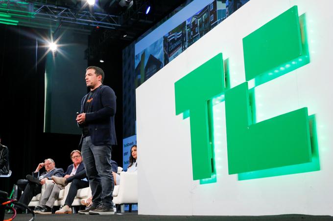 Na vsakoletni tehnološki konferenci TechCrunch Disrupt, maj 2017 | Foto: Reuters