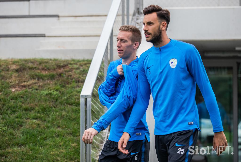 Slovenska nogometna reprezentanca Trening