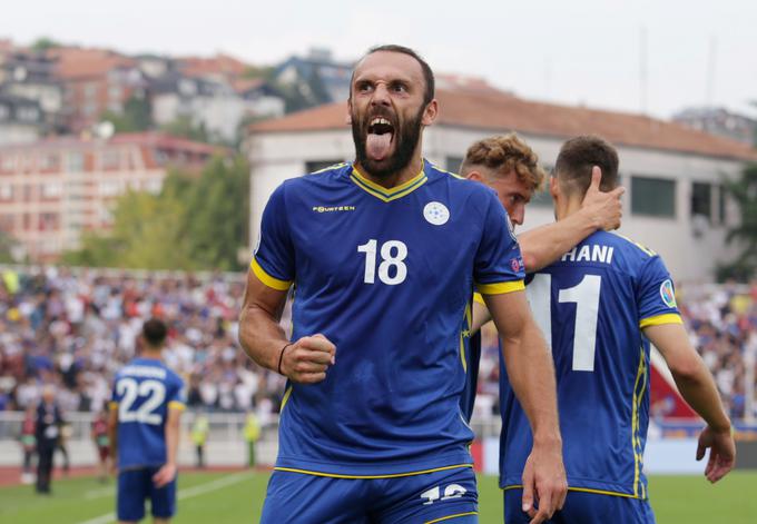 Vedat Muriqi je pred dnevi za 17,5 milijona evrov prestopil v Lazio, a za Rimljane zaradi koronavirusa še ni nastopil. Nanj ne more računati niti Kosovo.
 | Foto: Reuters