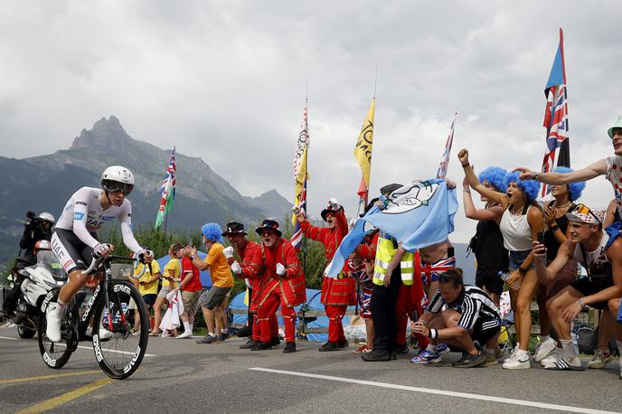 Tadej Pogačar, TDF 23 | "Zagotovo bo Tadej še kaj poskušal, kakor bi vsak. Nikoli se ne predaš, še posebej ne v kolesarstvu." | Foto Reuters