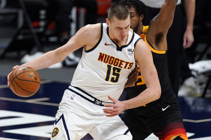 Nikola Jokic | Nikola Jokić, Vlatko Čančar in druščina so ustavili zmagoviti niz moštva Utah Jazz. | Foto Guliverimage/Getty Images