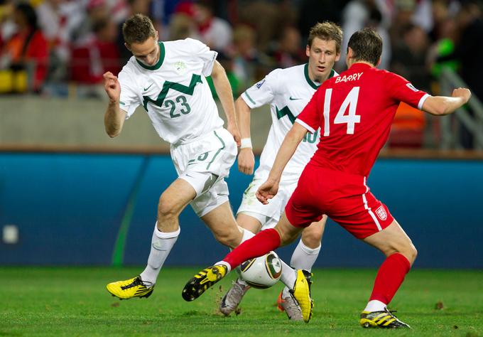 Na svetovnem prvenstvu 2010 je zaigral na eni tekmi, v zadnjem krogu proti ZDA. | Foto: Vid Ponikvar