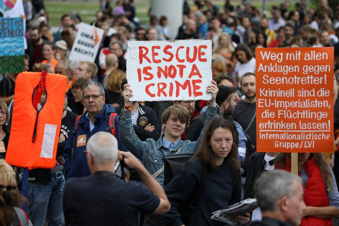 demonstracije Nemčija | Foto: Reuters