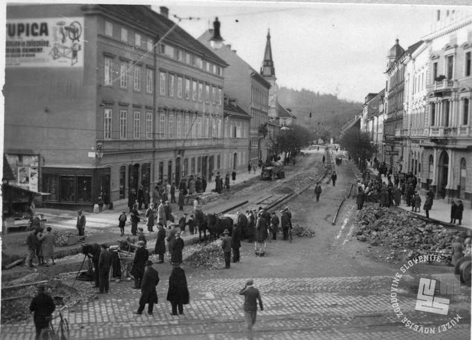 tramvaj pred 1945 | Foto: Foto neznan, hrani Muzej novejše zgodovine Slovenije