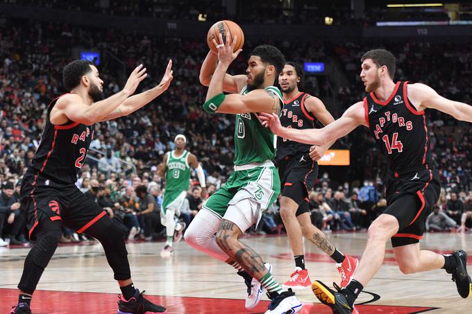 Toronto Raptors so proti Bostonu doživeli nov poraz. | Foto: Guliverimage/Vladimir Fedorenko