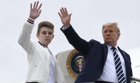 Barron Trump eden od delegatov na nacionalni konvenciji floridskih republikancev