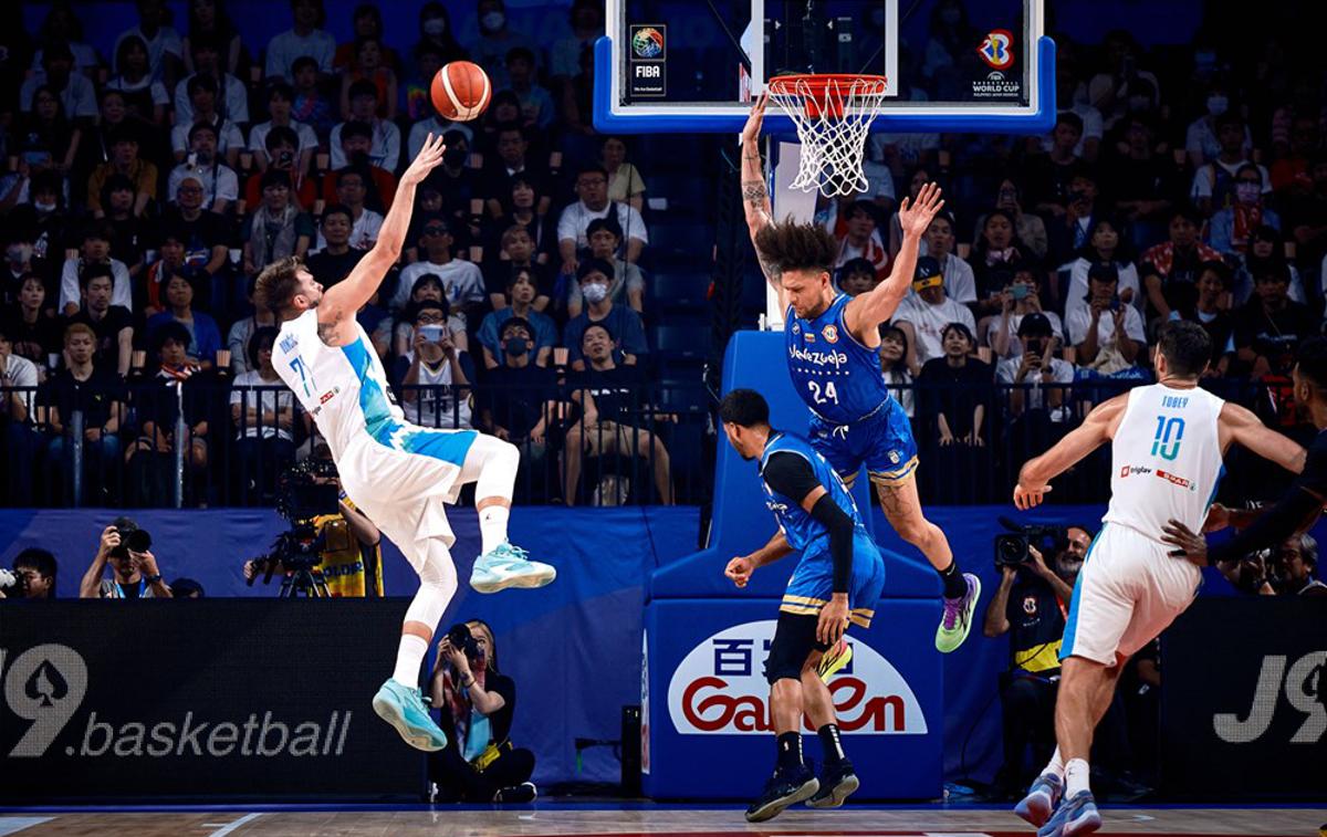 slovenska košarkarska reprezentanca Slovenija : Venezuela SP 2023 Luka Dončić | Slovence danes čaka obračun z Gruzijo. | Foto FIBA